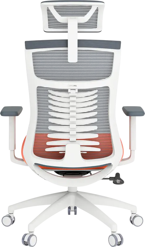 Крісло офісне Officepro Balance OC550-W-DG-OR White/Dark Gray/Orange - фото - №2