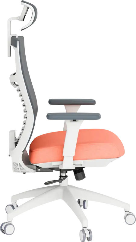 Крісло офісне Officepro Balance OC550-W-DG-OR White/Dark Gray/Orange - фото - №3