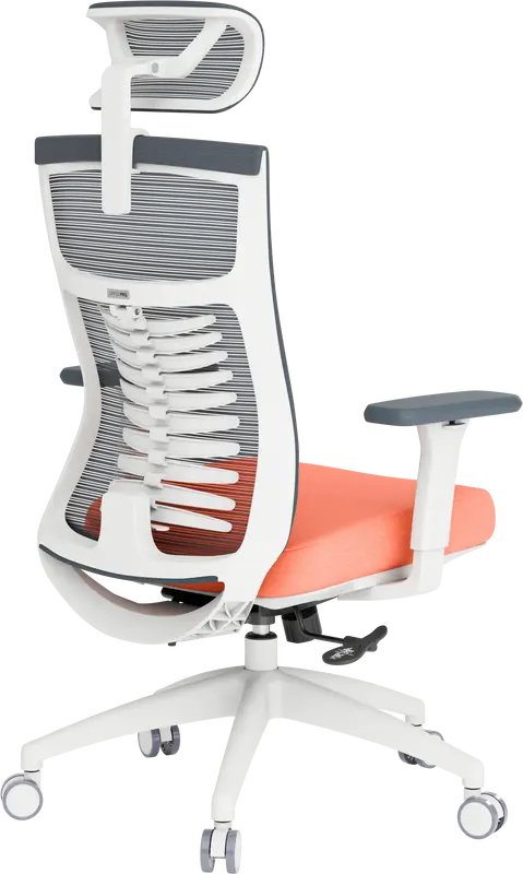 Крісло офісне Officepro Balance OC550-W-DG-OR White/Dark Gray/Orange - фото - №4