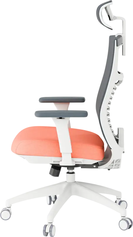 Крісло офісне Officepro Balance OC550-W-DG-OR White/Dark Gray/Orange - фото - №6