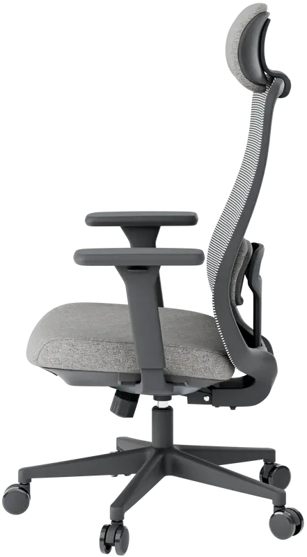 Крісло офісне Officepro Wave OC599-B-DG-DG Black/Dark Gray - фото - №6