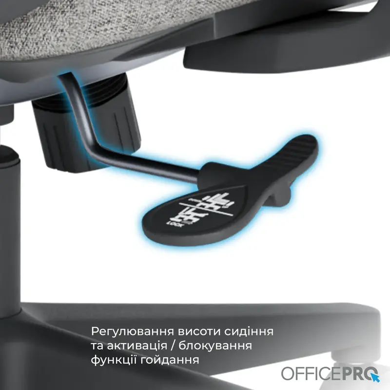 Крісло офісне Officepro Wave OC599-B-DG-DG Black/Dark Gray - фото - №14