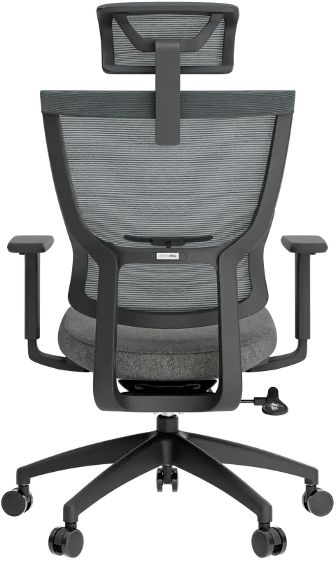 Крісло офісне Officepro Elegant OC600-B-DG-DG Black/Dark Gray - фото - №2