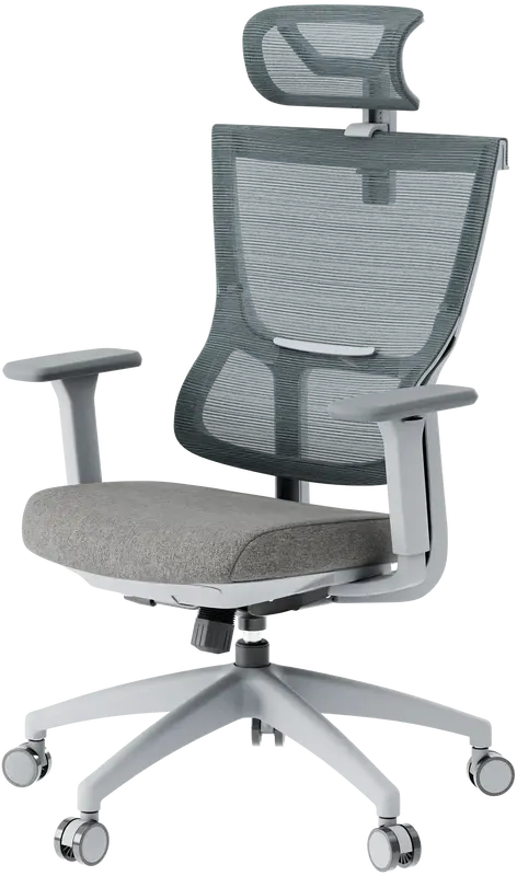 Крісло офісне Officepro Elegant OC600-G-DG-DG Gray/Dark Gray - фото - №0