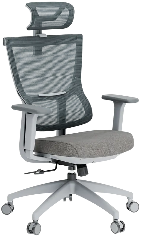 Крісло офісне Officepro Elegant OC600-G-DG-DG Gray/Dark Gray - фото - №3