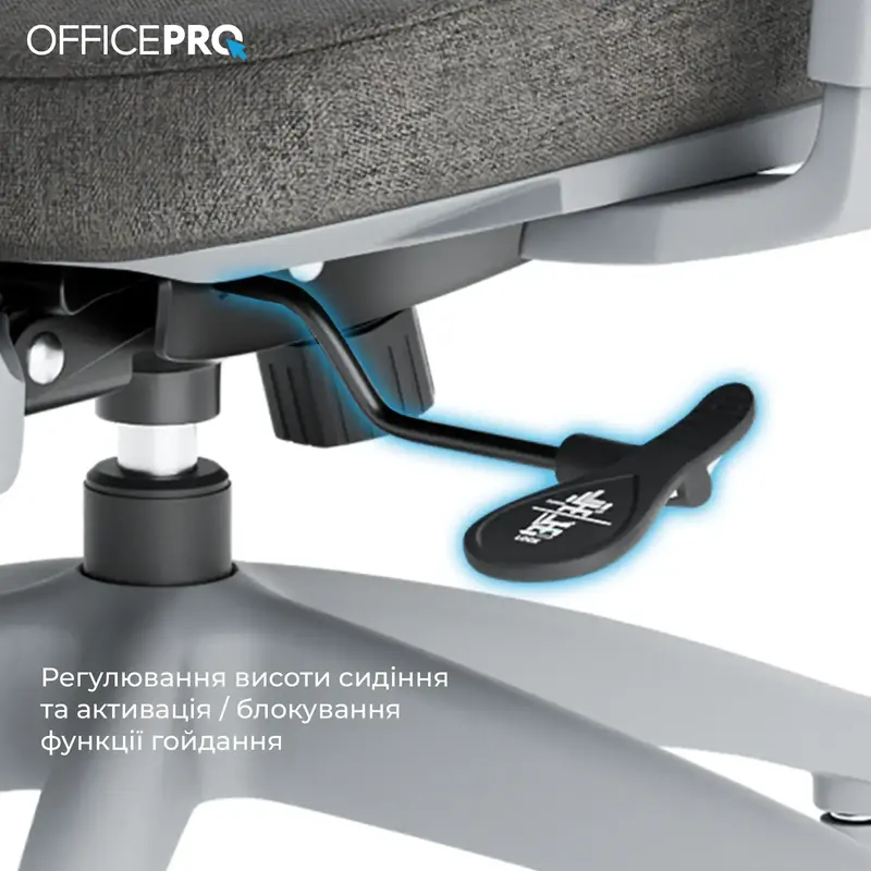 Крісло офісне Officepro Elegant OC600-G-DG-DG Gray/Dark Gray - фото - №15