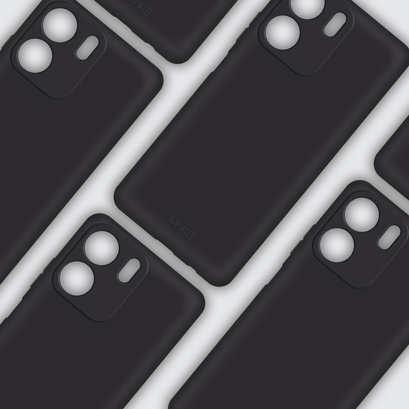 Чехол MAKE Oppo A5X Skin Black (MCS-OA5X) - фото - №3