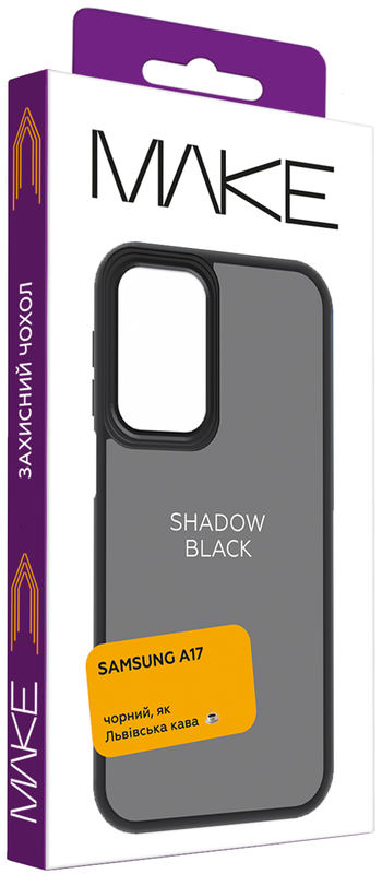 Чехол MAKE Samsung A17 Shadow Black (MCSD-SA17BK) - фото - №3