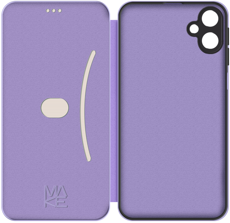 Чохол MAKE книжка Samsung A07 Flip Light Violet (MCP-SA07PL) - фото - №2