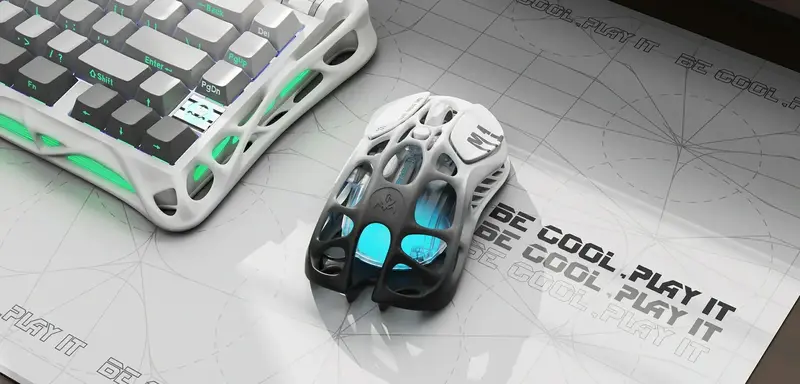 Миша GravaStar Mercury M1 Pro magnesium alloy body -A RGB Gradient Black - фото - №8