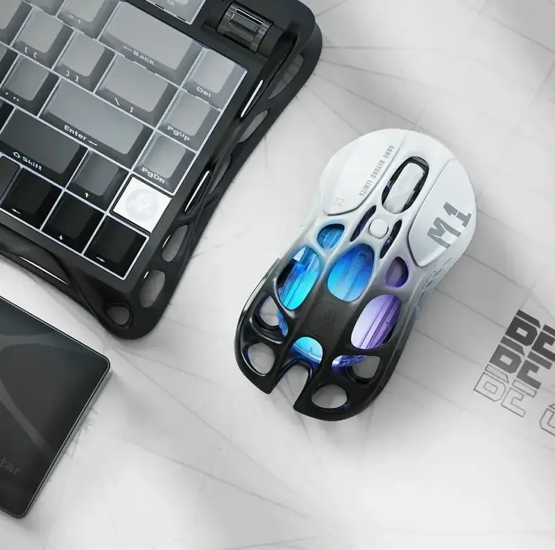 Миша GravaStar Mercury M1 Pro magnesium alloy body -A RGB Gradient Black - фото - №7