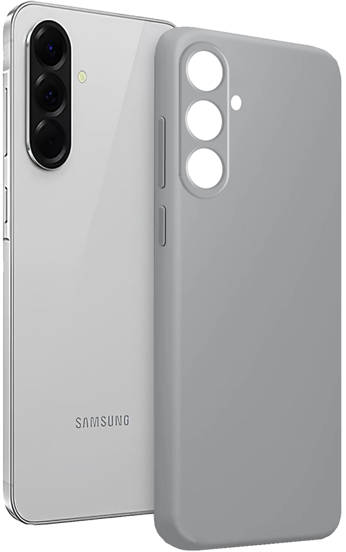 Чехол MAKE Samsung A56 Silicone Grey (MCL-SA56GR) - фото - №2