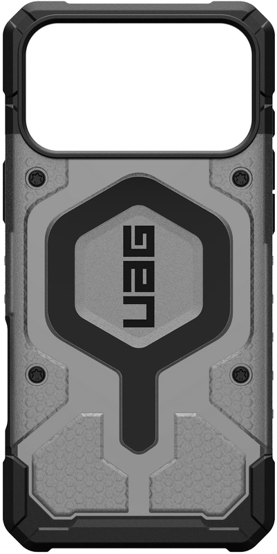 Чехол UAG для iPhone 17 Pro Max Pathfinder Clear MagSafe Ash/Black (114552113140) - фото - №2