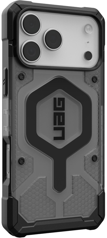 Чехол UAG для iPhone 17 Pro Max Pathfinder Clear MagSafe Ash/Black (114552113140) - фото - №3