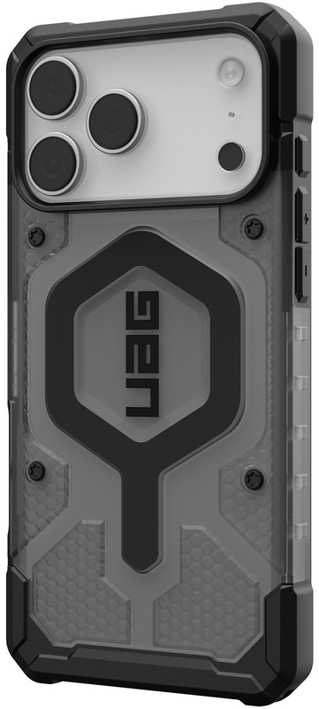 Чехол UAG для iPhone 17 Pro Max Pathfinder Clear MagSafe Ash/Black (114552113140) - фото - №4