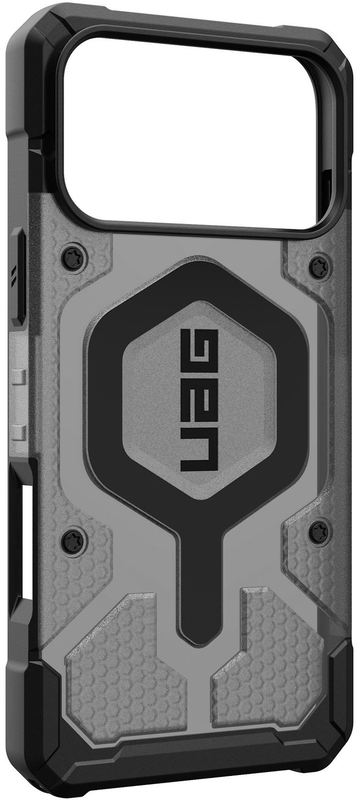 Чехол UAG для iPhone 17 Pro Max Pathfinder Clear MagSafe Ash/Black (114552113140) - фото - №5