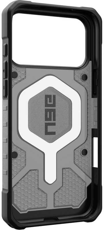 Чехол UAG для iPhone 17 Pro Max Pathfinder Clear MagSafe Ash/Black (114552113140) - фото - №7