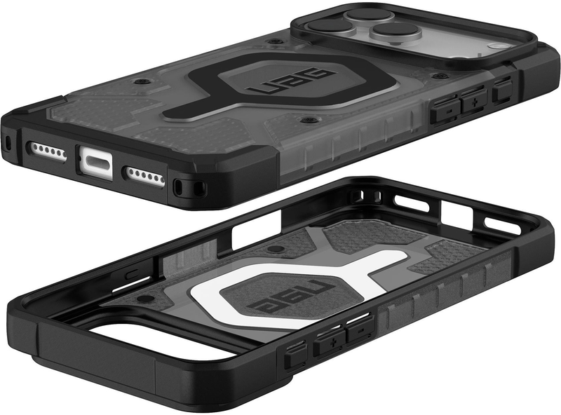 Чехол UAG для iPhone 17 Pro Max Pathfinder Clear MagSafe Ash/Black (114552113140) - фото - №14