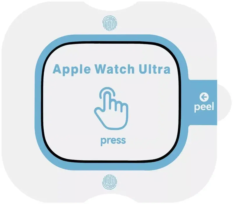 Захисне скло Proove Achilles Apple Watch Ultra/Watch Ultra 2/3 49 mm (PGPWU249MM01) - фото - №4
