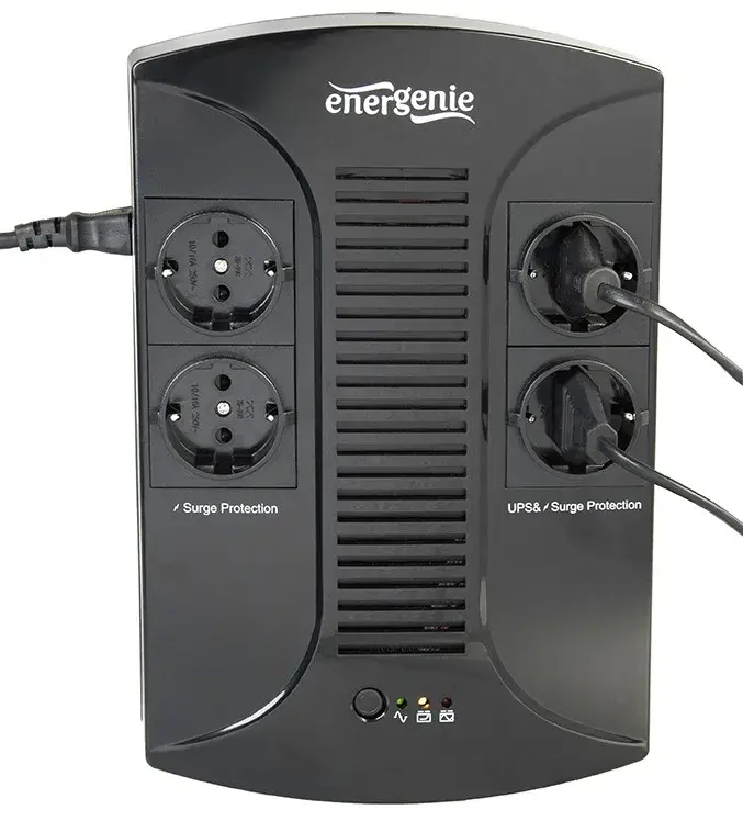 Джерело безперебійного живлення 850VA, серія Desktop EnerGenie (EG-UPS-002) - фото - №3