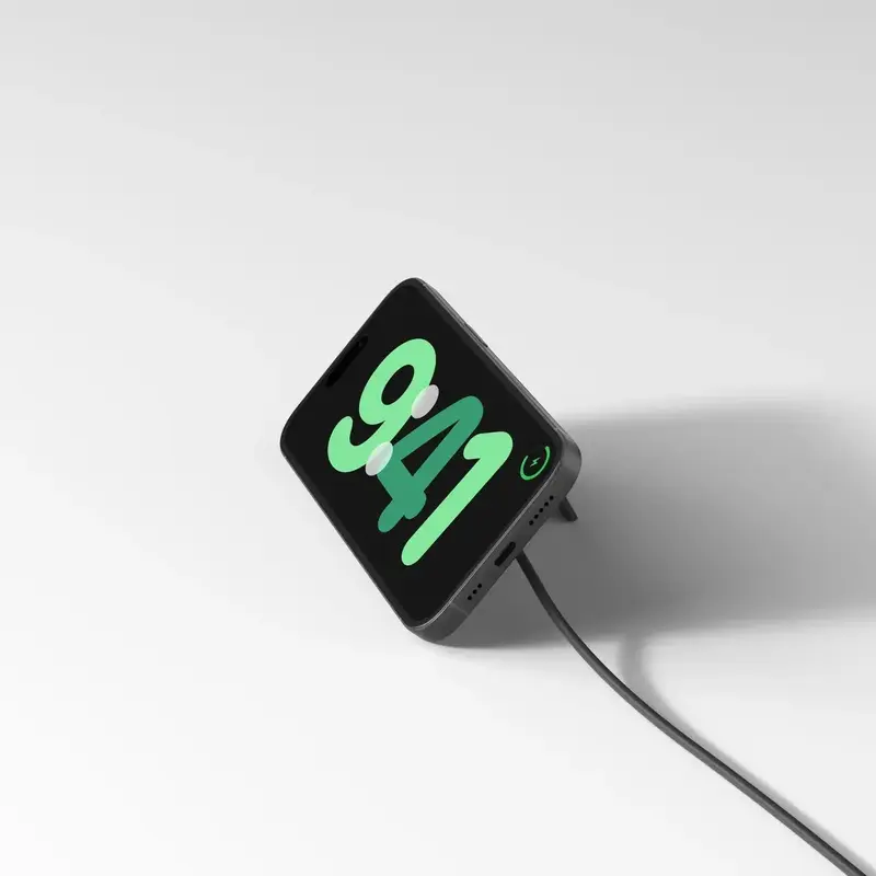 Бездротовий ЗП Belkin UltraCharge Magnetic Kickstand 15Вт, чорний - фото - №6