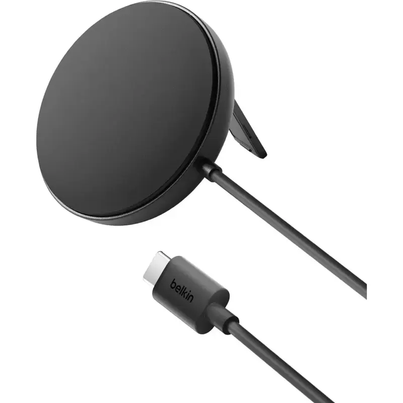 Бездротовий ЗП Belkin UltraCharge Magnetic Kickstand 15Вт, чорний - фото - №2
