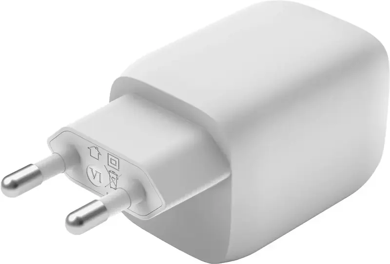 Ун. МЗП Belkin 65Вт 2хUSB-С GAN PD PPS, кабель USB-С - USB-C, 2м, білий - фото - №4