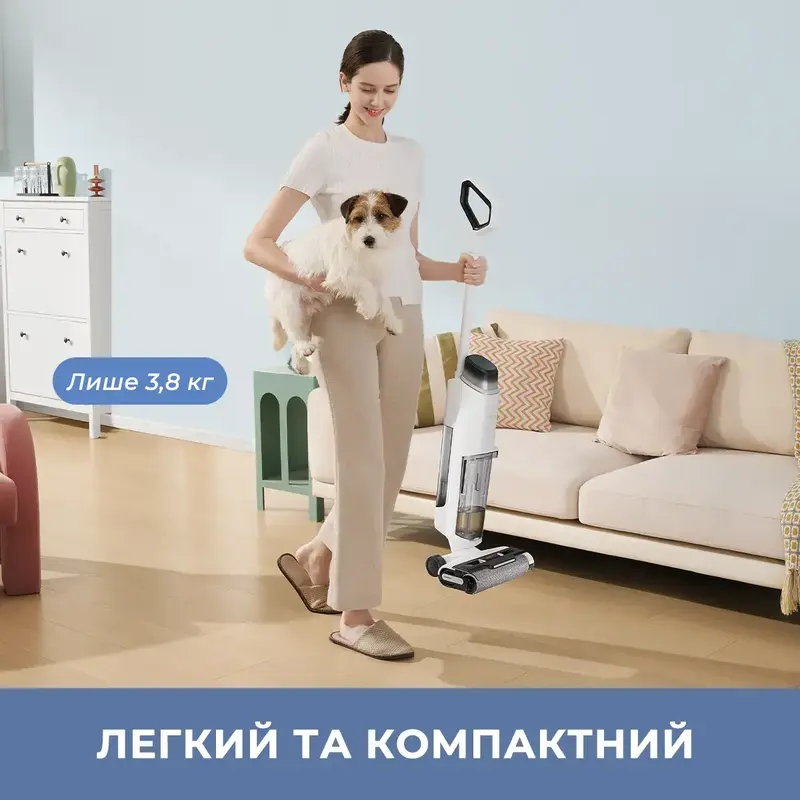 Бездротовий мийний пилосос Wet&Dry Vacuum Cleaner Mova K10 Pro - фото - №5