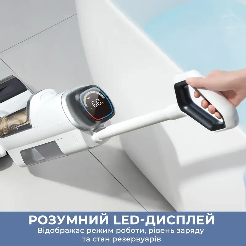 Бездротовий мийний пилосос Wet&Dry Vacuum Cleaner Mova K10 Pro - фото - №10