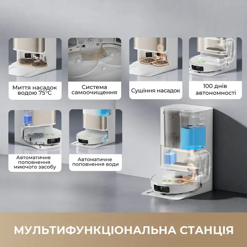 Робот-пылесос моющий Dreame Bot L50 Pro Ultra - фото - №14