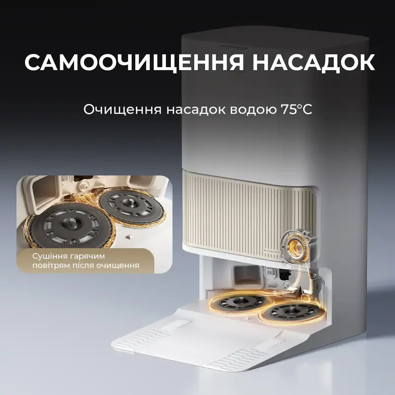 Робот-пилосос миючий Dreame L40S PRO Ultra White - фото - №8