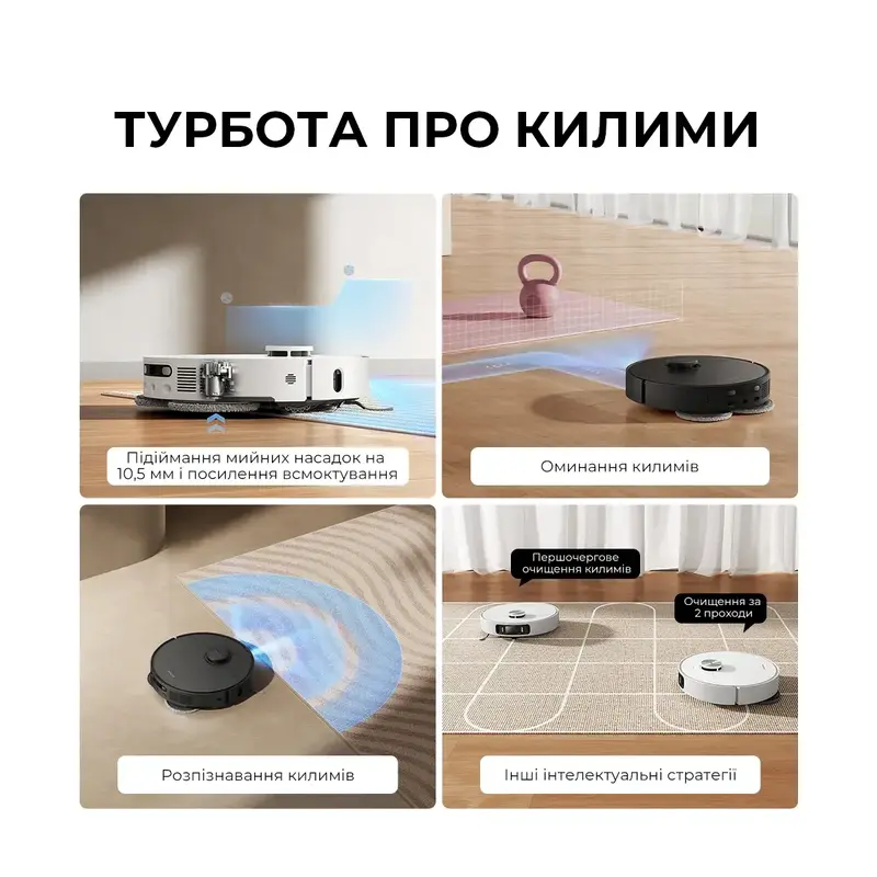 Робот-пилосос Dreame Bot L40 Ultra AE White - фото - №5