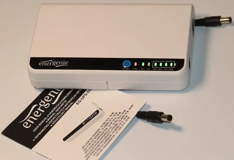 Джерело безперебійного живлення 12/15В EnerGenie (EG-UPS-DC18) - фото - №3