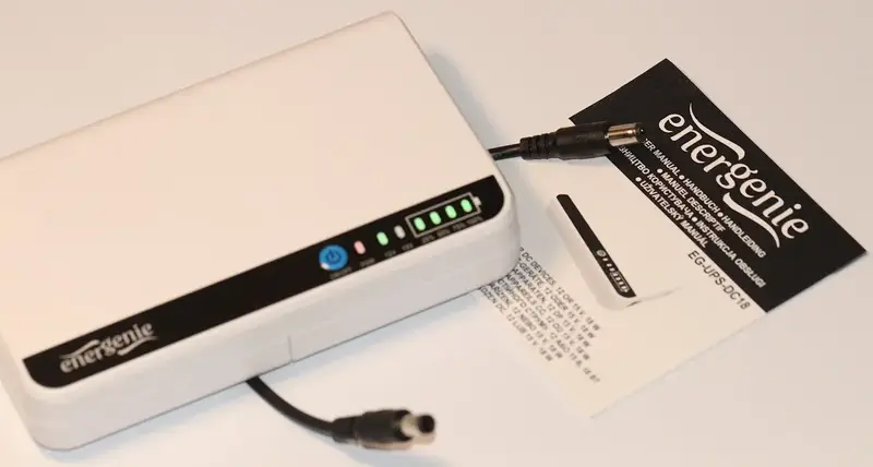 Джерело безперебійного живлення 12/15В EnerGenie (EG-UPS-DC18) - фото - №4