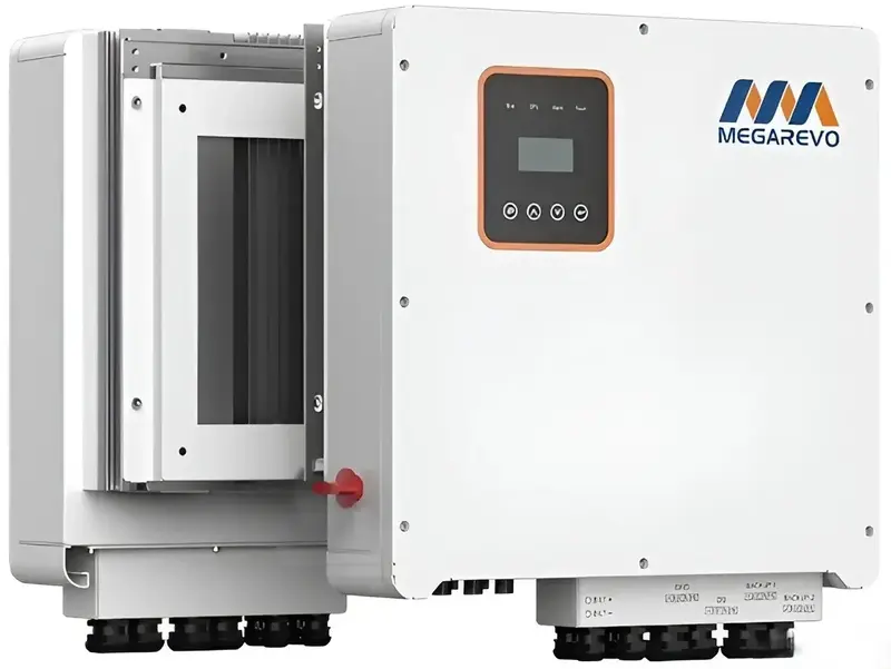 Гібридний трифазний високовольтний сонячний інвертор 12кВт + WiFi модуль MEGAREVO (R12KH3) - фото - №2