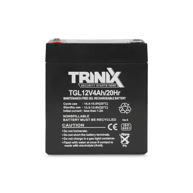 Акумуляторна батарея TGL12V4Ah/20Hr TRINIX GEL - фото - №3