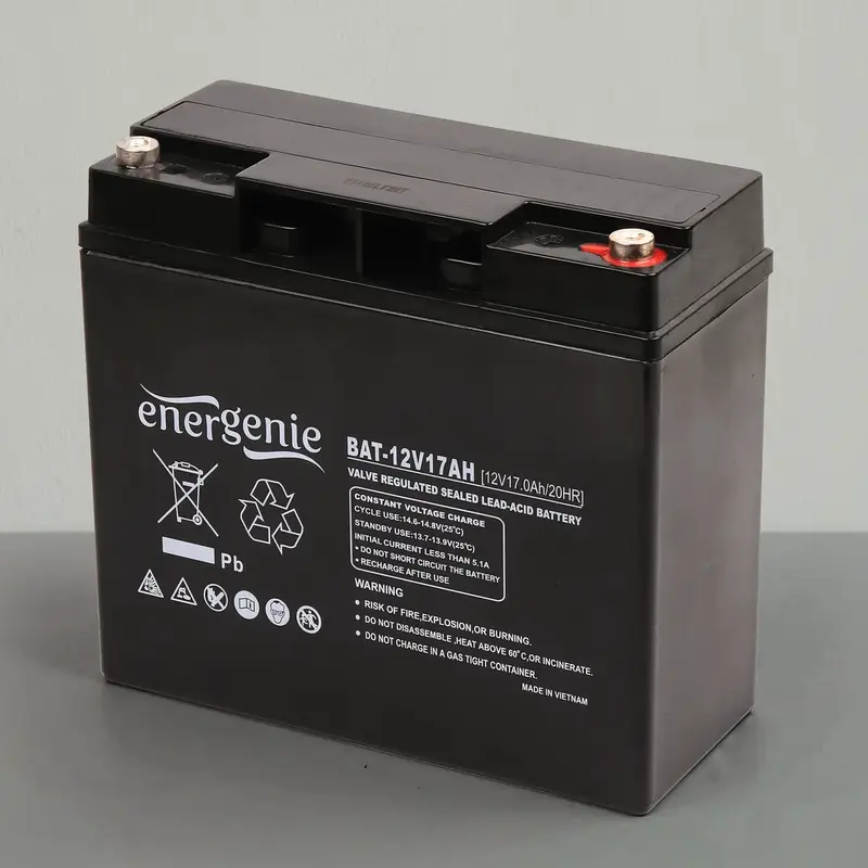 Акумуляторна батарея 12 В 17 Aгод EnerGenie (BAT-12V17AH-) - фото - №4
