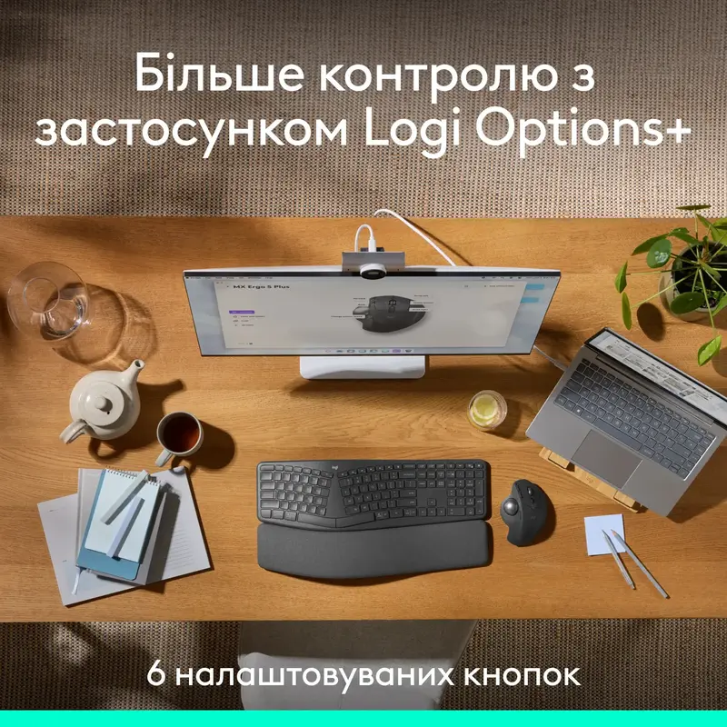 Мышь Logitech MX ERGO S Wireless Graphite - фото - №5