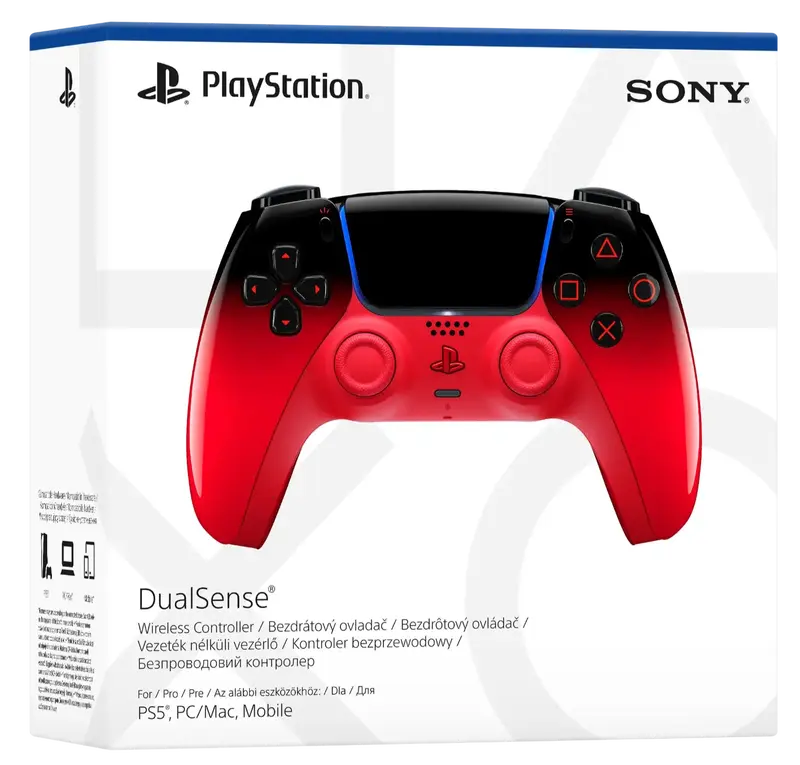 Геймпад PlayStation 5 Dualsense BT Techno Red - фото - №7