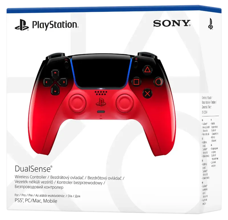 Геймпад PlayStation 5 Dualsense BT Techno Red - фото - №6