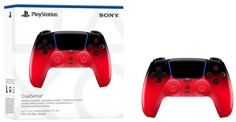 Геймпад PlayStation 5 Dualsense BT Techno Red - фото - №8