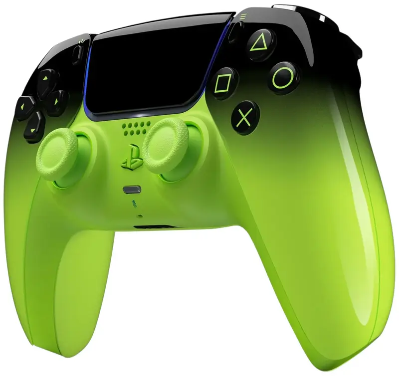 Геймпад PlayStation 5 Dualsense BT Remix Green - фото - №3