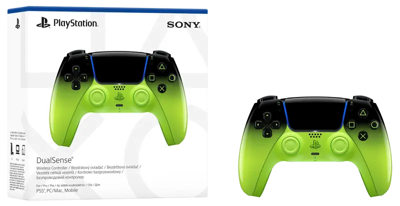 Геймпад PlayStation 5 Dualsense BT Remix Green - фото - №5