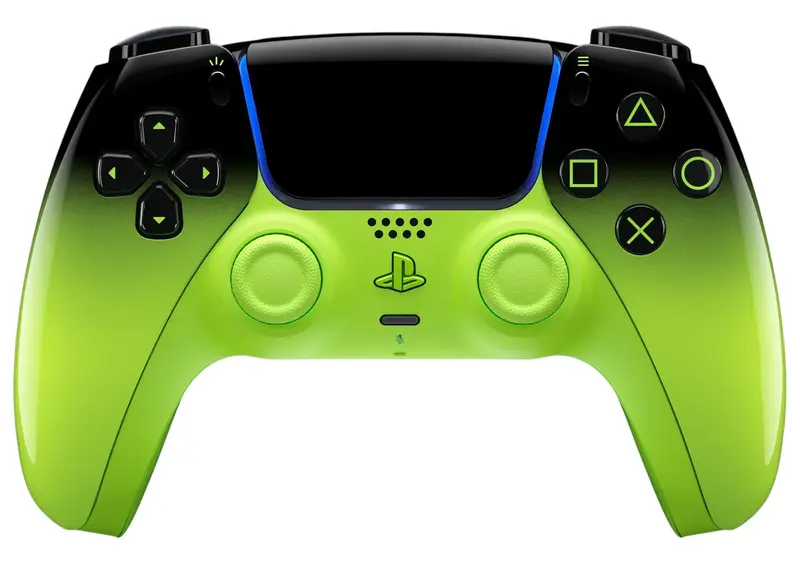 Геймпад PlayStation 5 Dualsense BT Remix Green - фото - №0
