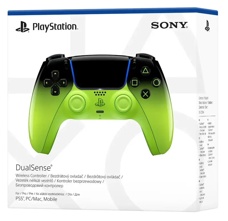 Геймпад PlayStation 5 Dualsense BT Remix Green - фото - №7