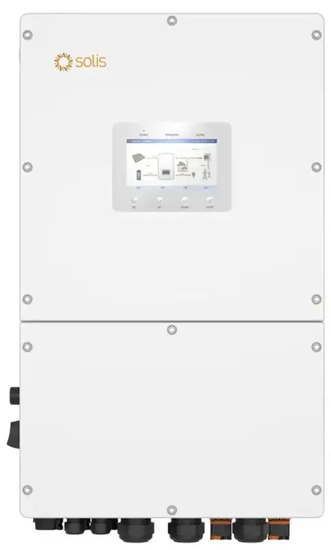 Гібридний інвертор SOLIS S6-EH3P50K-H 50KW HV-battery 4 MPPT Wi-Fi 220/380V Трифазний - фото - №1