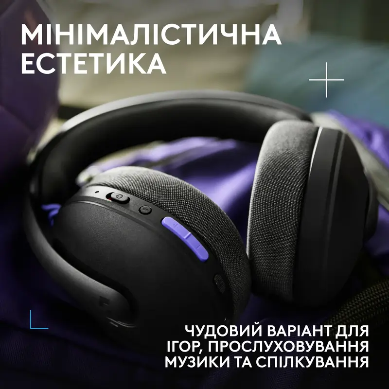 Ігрова гарнітура Logitech G325 LIGHTSPEED Wireless Gaming Headset Black - фото - №7