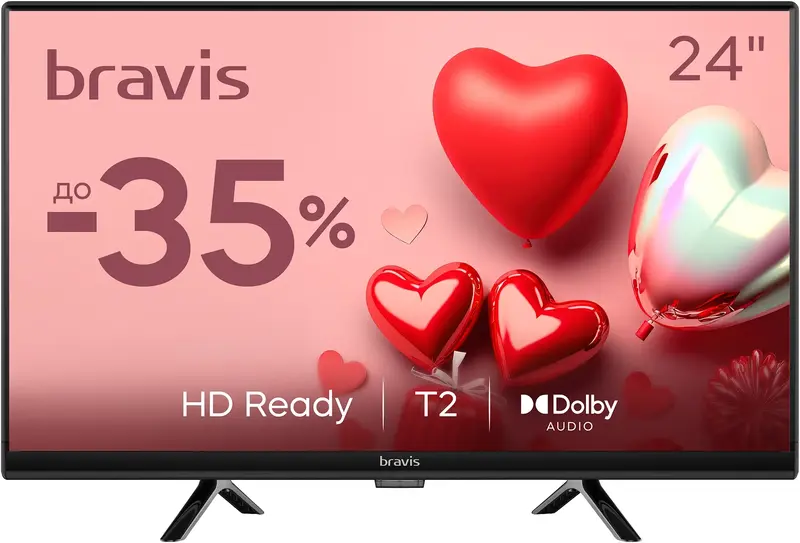 Телевізор BRAVIS 24K4000H - фото - №0