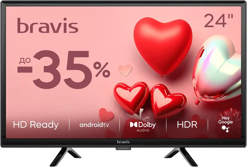 Телевізор BRAVIS 24K5000H - фото - №0