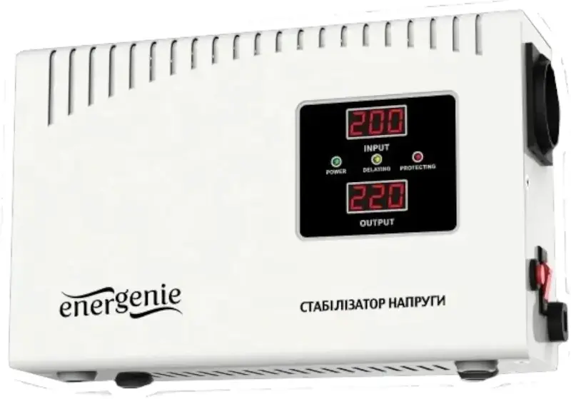 Автоматичний регулятор напруги, 230 В, 1000 ВА EnerGenie (EG-AVR-DW1000-01) - фото - №0